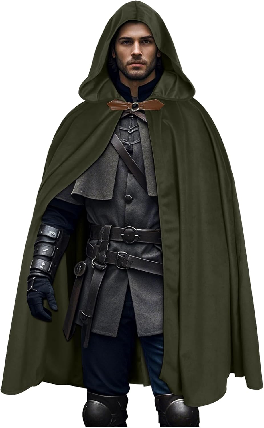 Velvet Blazer Vintage - L'VOW Medieval Velvet Hooded Cloak -