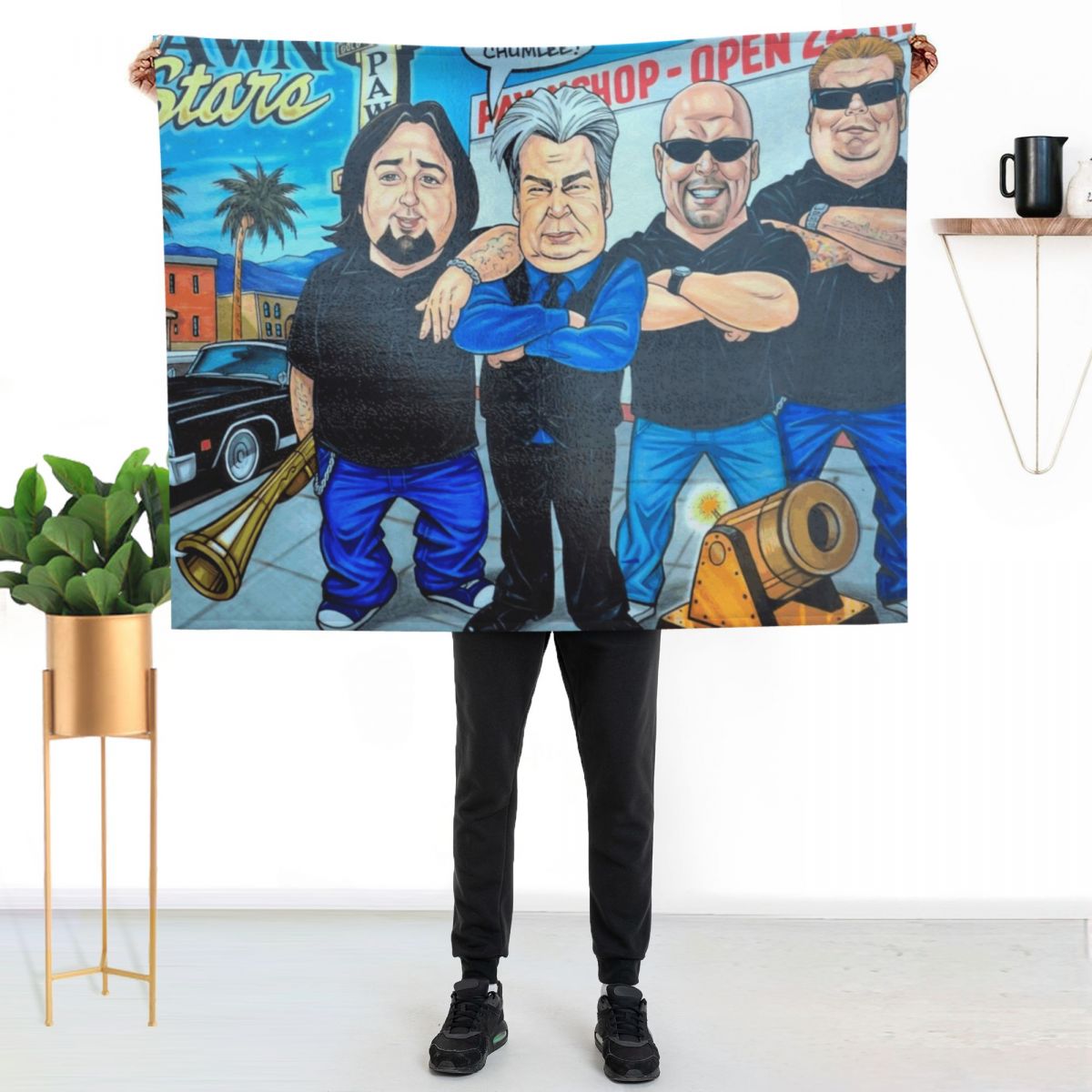 Pawn Stars in Las Vegas Throw  - Vintage Vegas Fashion ulasan dan harga