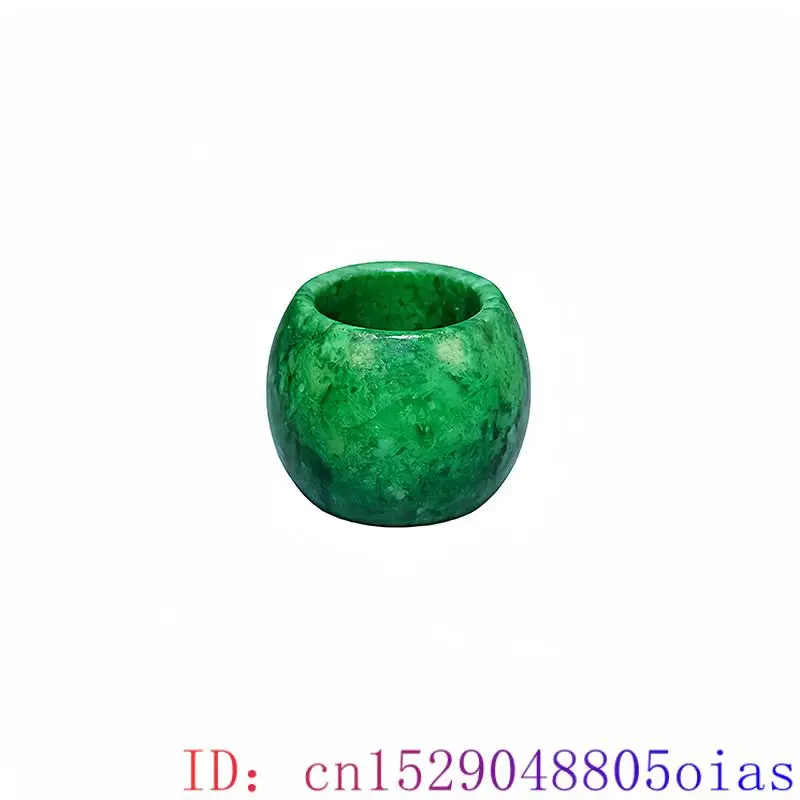 22mm Green Real Jade Rings for - Vintage Fashion Ai ulasan dan harga