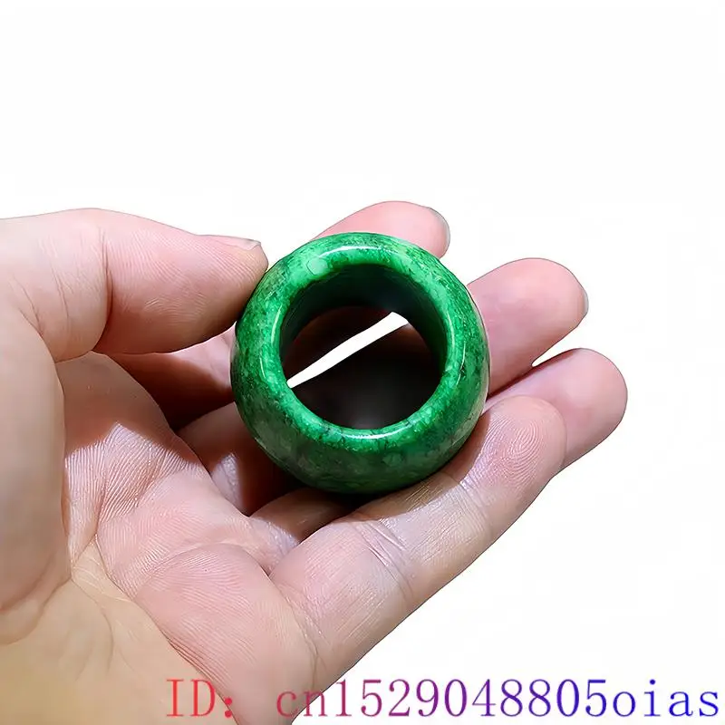 22mm Green Real Jade Rings for - Vintage Fashion Ai ulasan dan harga