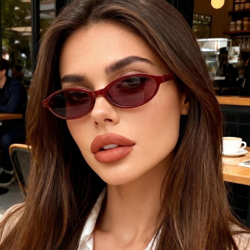New Retro Sexy Cat Eye Sunglas - Vintage Fashion Brands ulasan dan harga