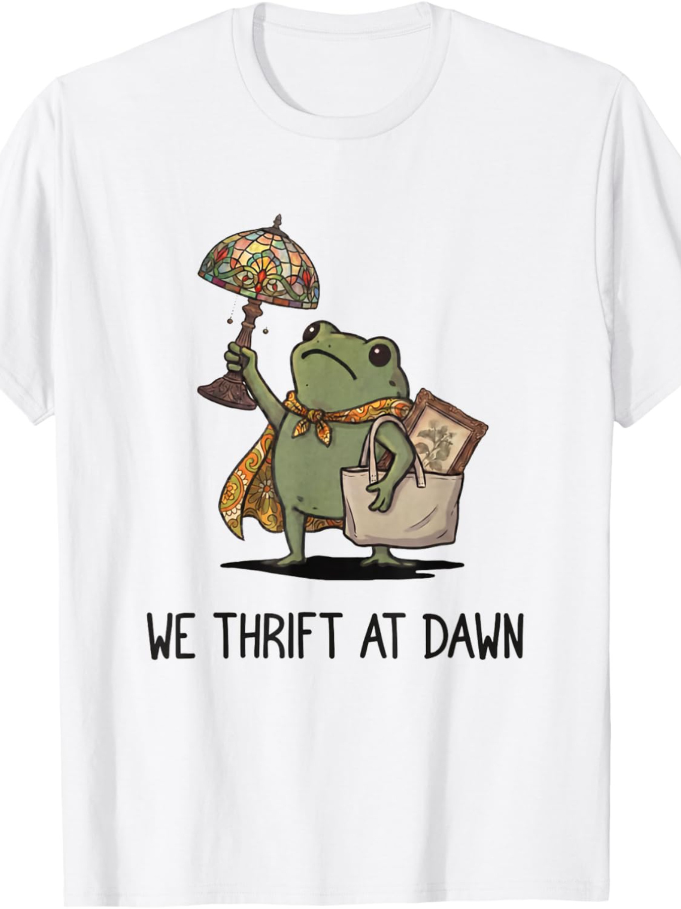 We Thrift at Dawn Funny Frog T - Thrift Vintage Fashion Usa ulasan dan harga