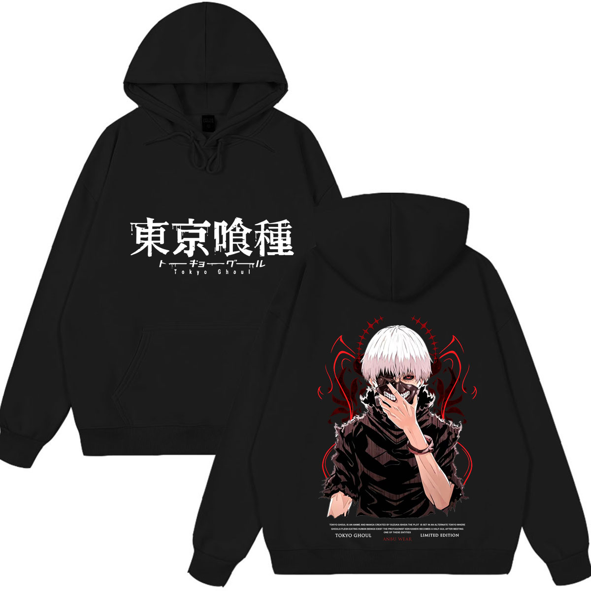 Vintage Washed Anime Tokyo Gho - Vintage Ken Fashion ulasan dan harga
