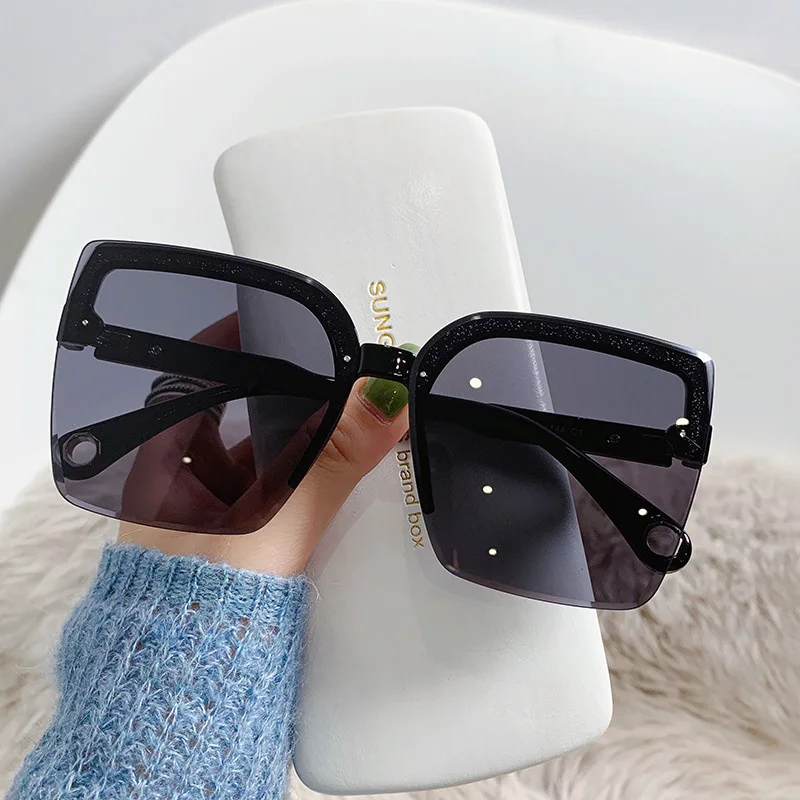 Oversized Sunglasses Man Woman - Vintage Fashion Brands ulasan dan harga