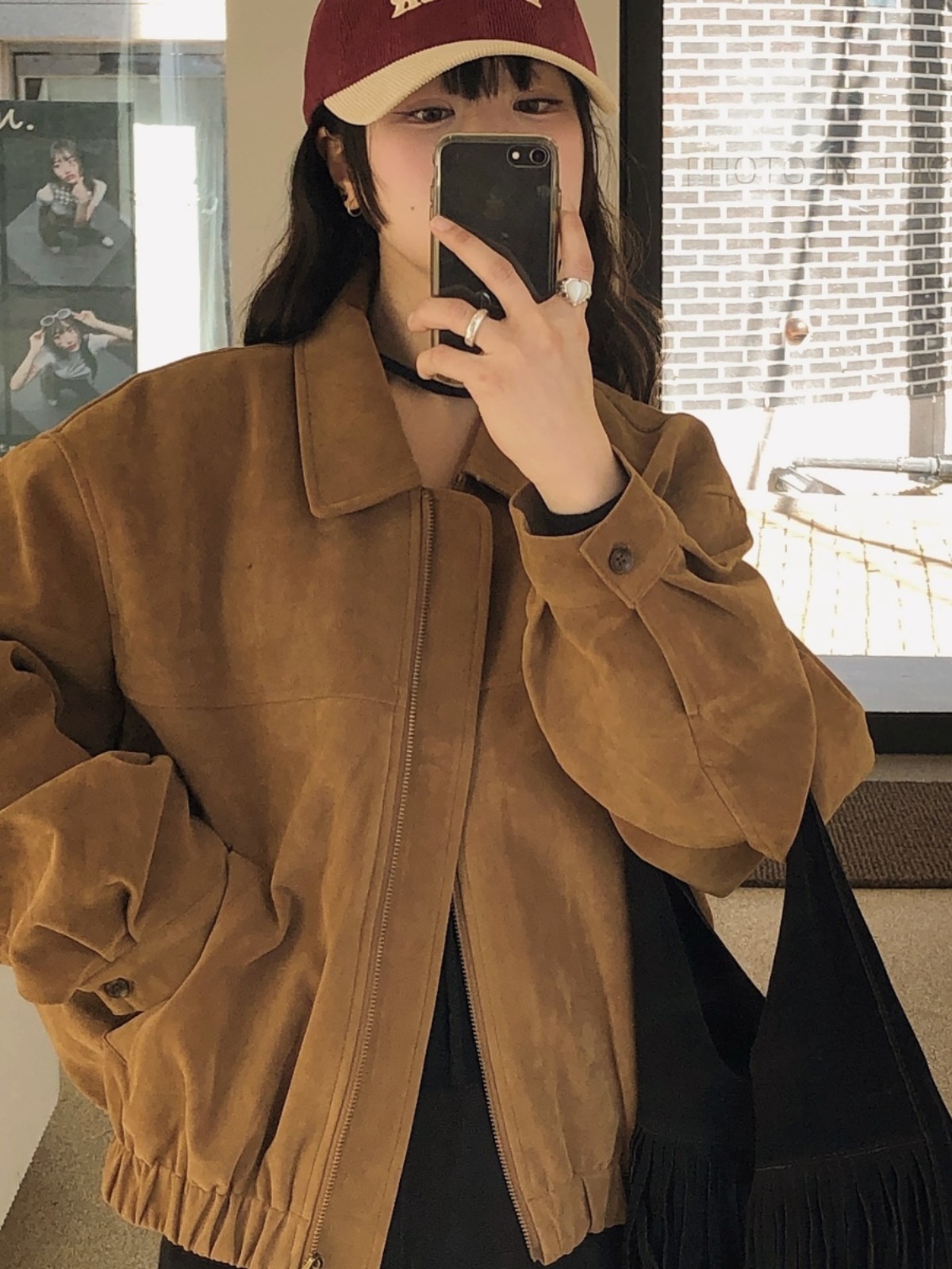 Winter Women's Baseball Jacket - Velvet Blazer Vintage ulasan dan harga
