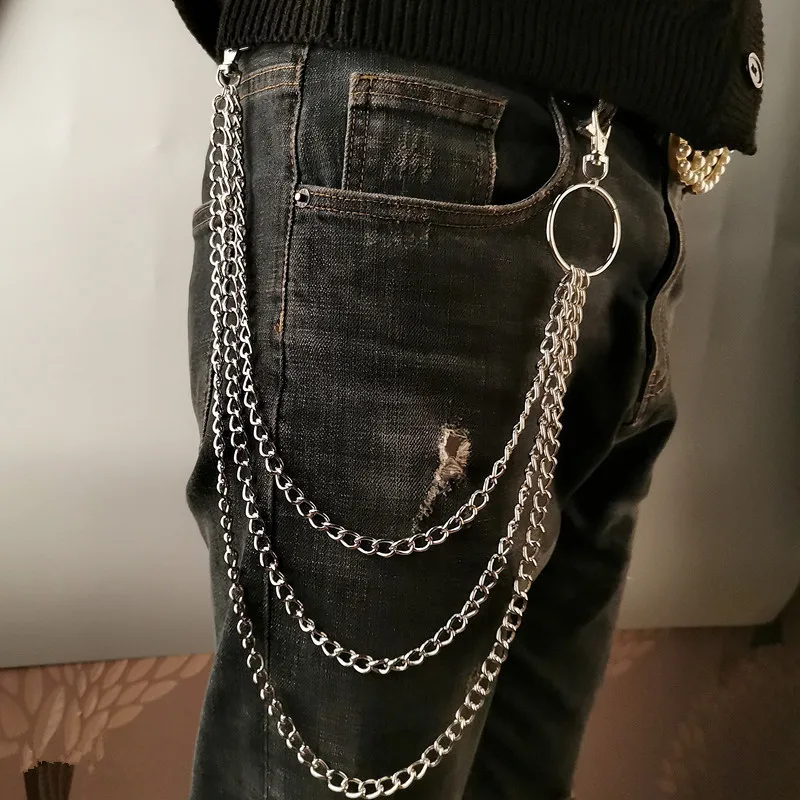 Layer Metal Belt Chain Punk Ho - Vintage Fashion Ai ulasan dan harga