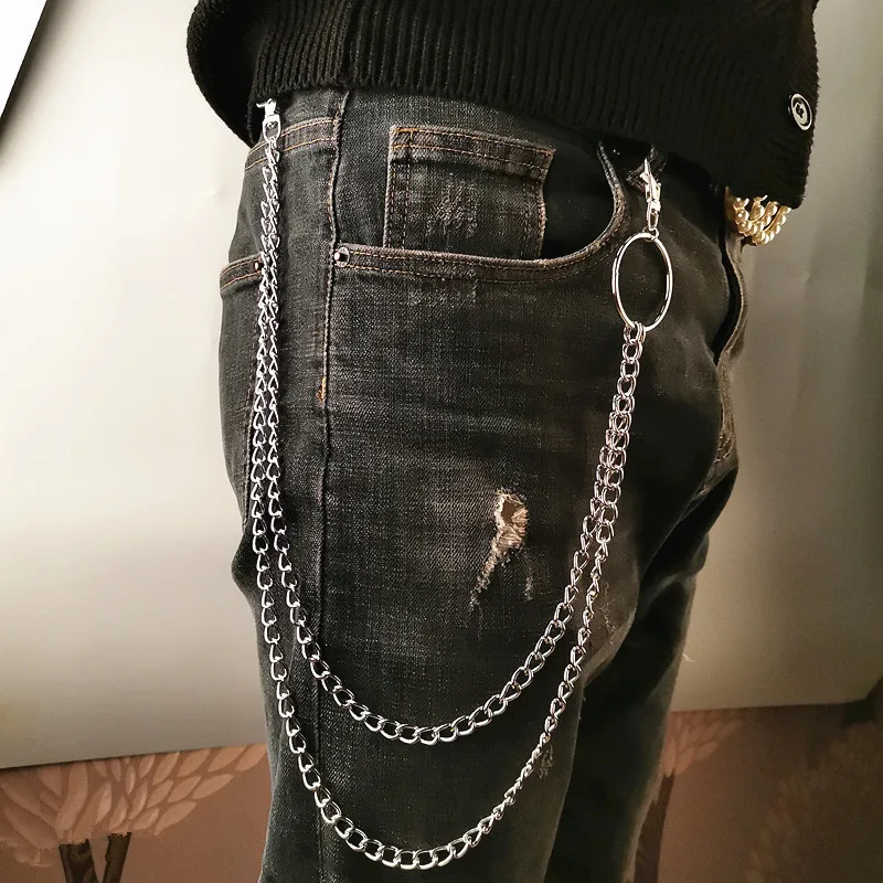 Layer Metal Belt Chain Punk Ho - Vintage Fashion Ai ulasan dan harga