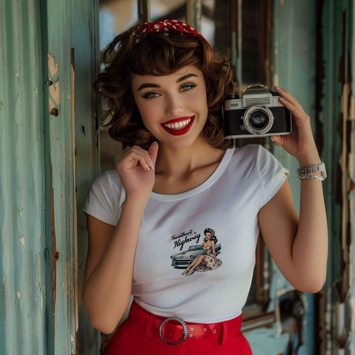 Vintage Iron-on Decal Road Que - Vintage Fashion Magazines ulasan dan harga