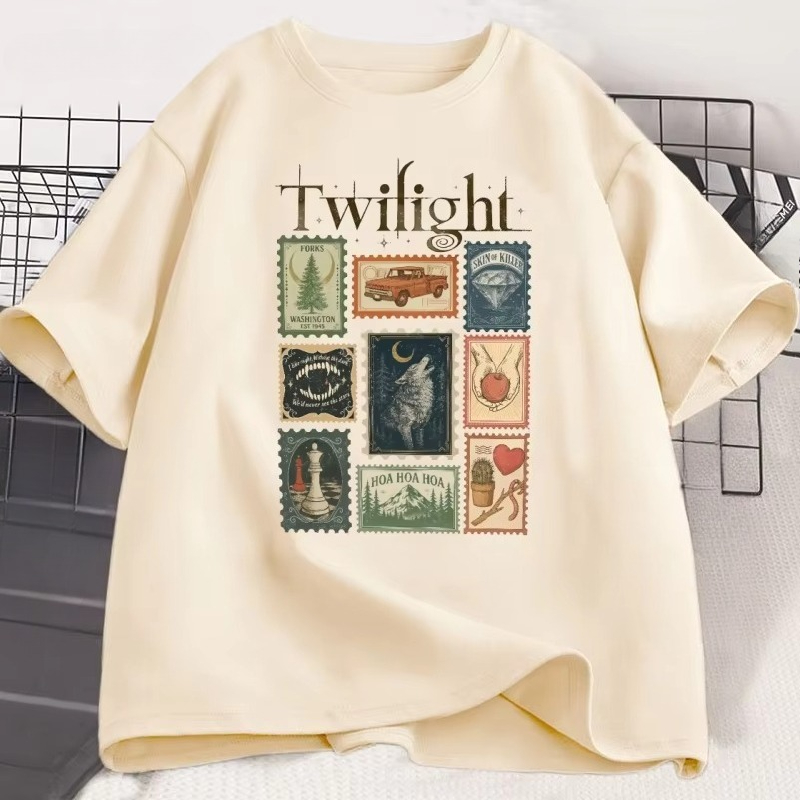 Vintage Twilight Forks T-shirt - Vintage Fashion Books ulasan dan harga