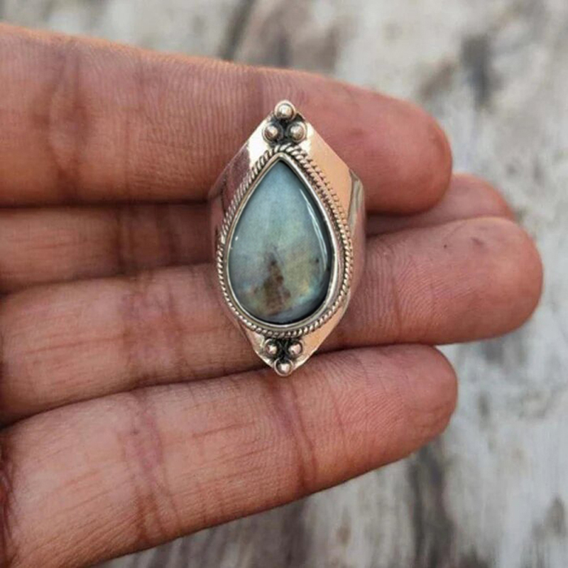 Huitan Vintage Women Rings wit - Vintage Fashion Magazines ulasan dan harga
