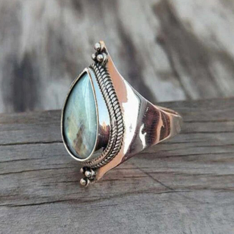 Huitan Vintage Women Rings wit - Vintage Fashion Magazines ulasan dan harga