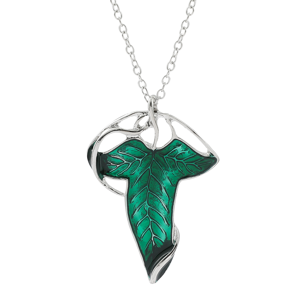 Vintage Green Leaf Pendant Nec - Vintage Fashion Ai ulasan dan harga