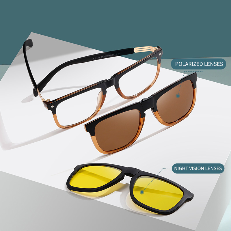 Sun Glasses Clip On Polarized  - Vintage Fashion Brands ulasan dan harga