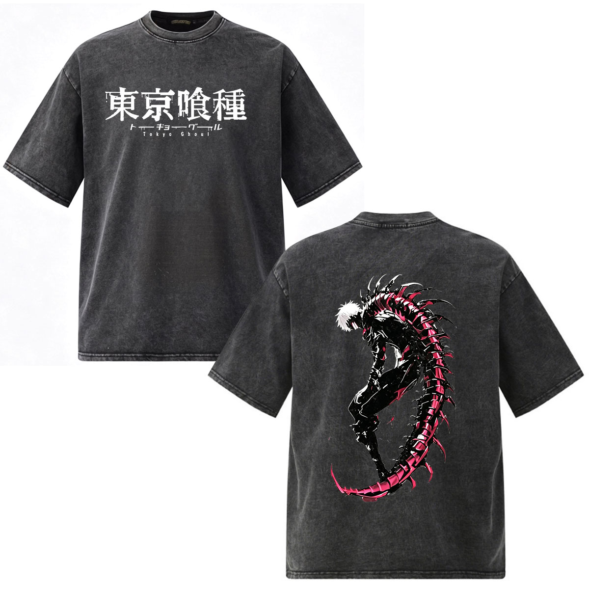 Vintage Washed Anime Tokyo Gho - Vintage Ken Fashion ulasan dan harga