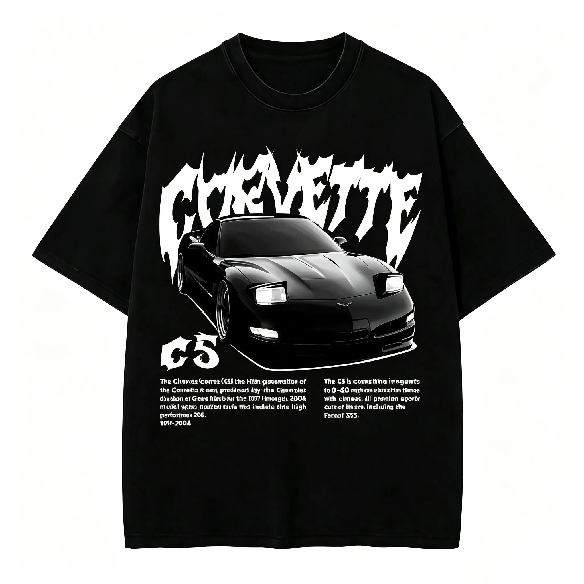 Corvette C5 T-Shirt, Retro Car - Vintage Vegas Fashion ulasan dan harga