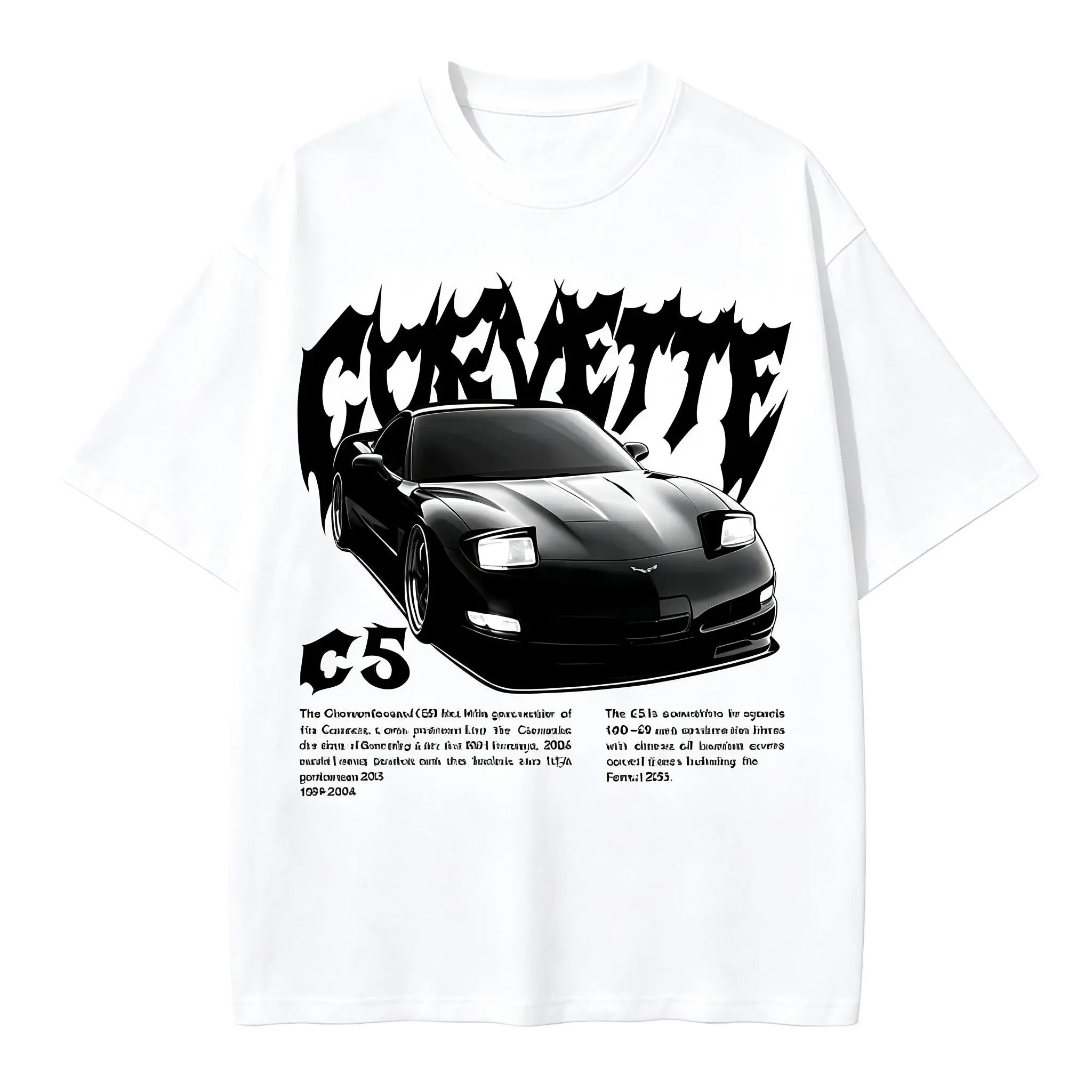 Corvette C5 T-Shirt, Retro Car - Vintage Vegas Fashion ulasan dan harga
