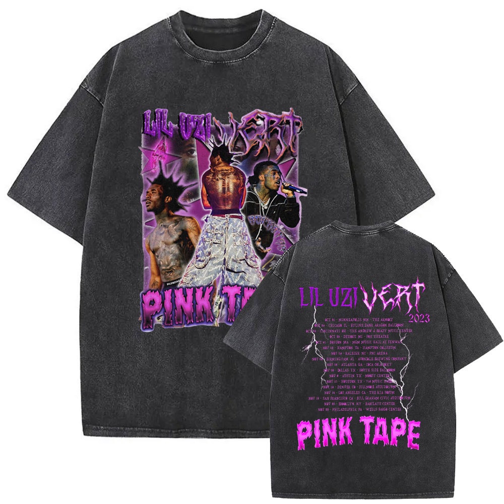 Washed Vintage Rapper Lil Uzi  - Vintage Fashion World ulasan dan harga