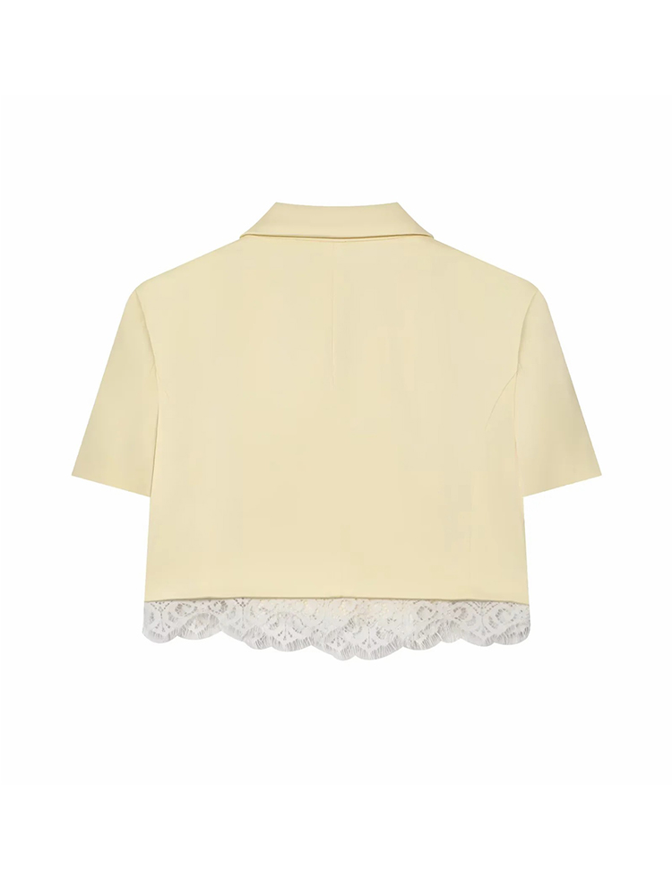 Women Casual Lace Patchwork Su - Vintage Fashion Ai ulasan dan harga