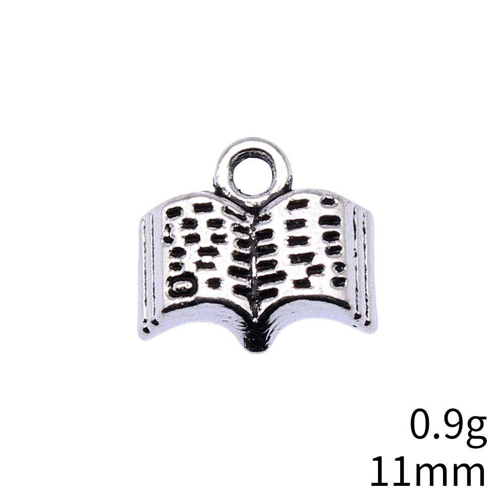 20pcs 11x12mm Antique Silver C - Vintage Fashion Books ulasan dan harga